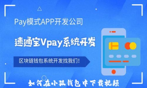 
如何在小狐錢(qián)包中下載視頻