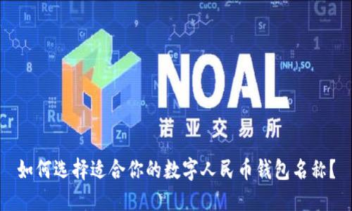 如何選擇適合你的數(shù)字人民幣錢包名稱？